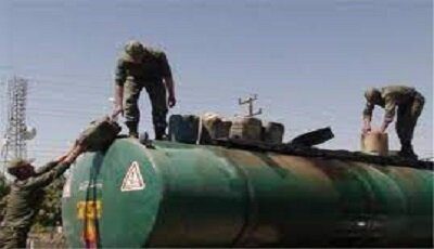 توقیف کامیون کشنده حامل بیش از ۳۱ هزار لیتر سوخت قاچاق