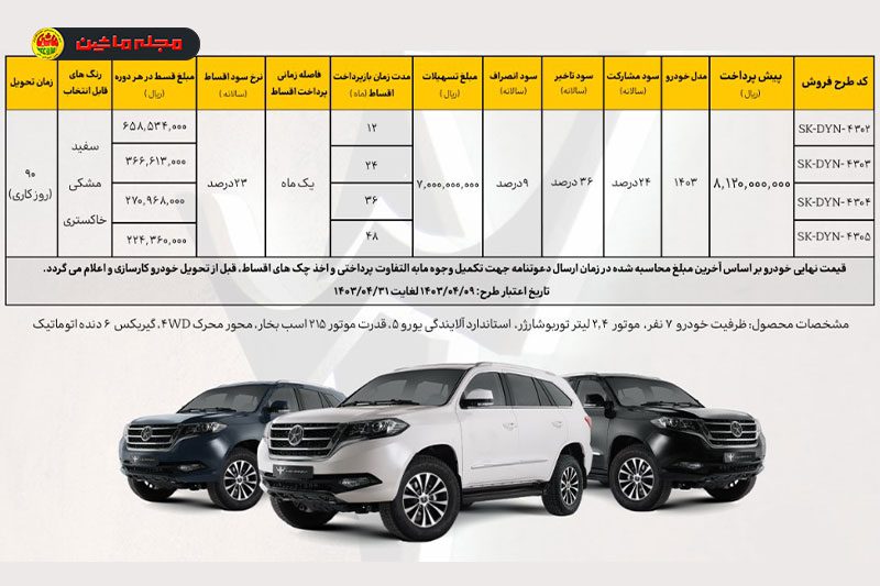 شرایط فروش ایلیا موتور